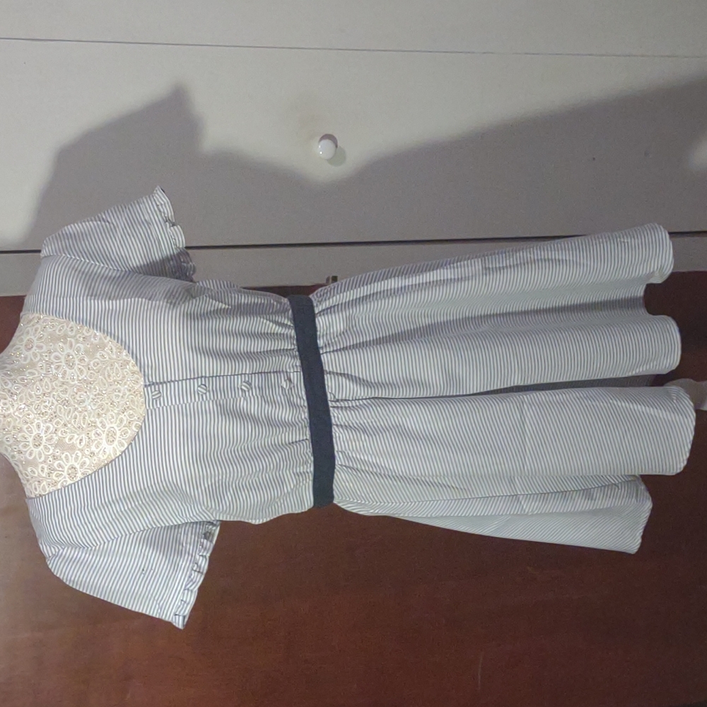 Lucca Couture blue and white dress. Size 10. NWT - Picture 1 of 14